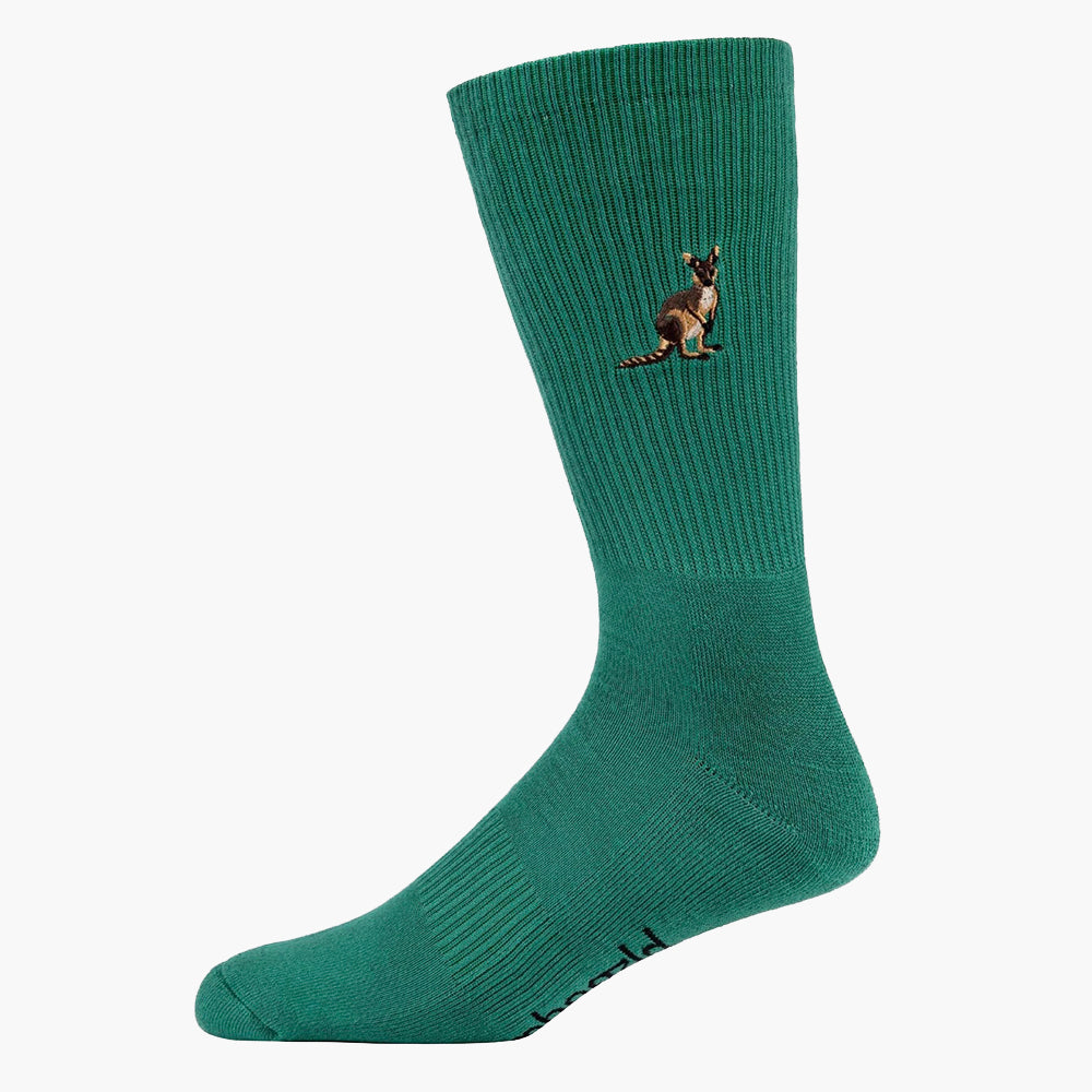 Bamboo Men's Socks - Kangaroo Zoo Conservation Socks