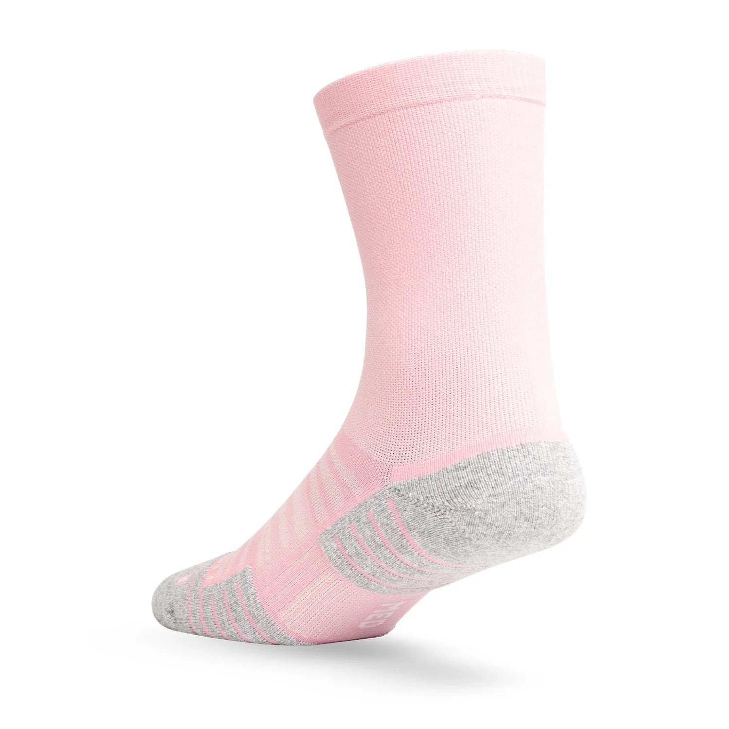Lightfeet Performance Sports Socks - Half Crew (Soft Pink)