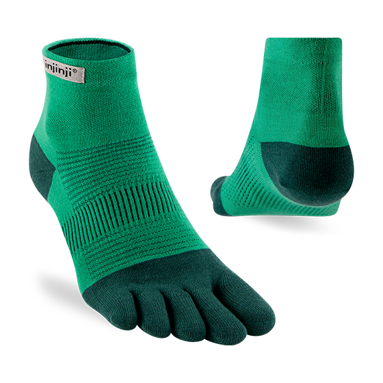 Injinji RUN Lightweight Mini Crew - Fern