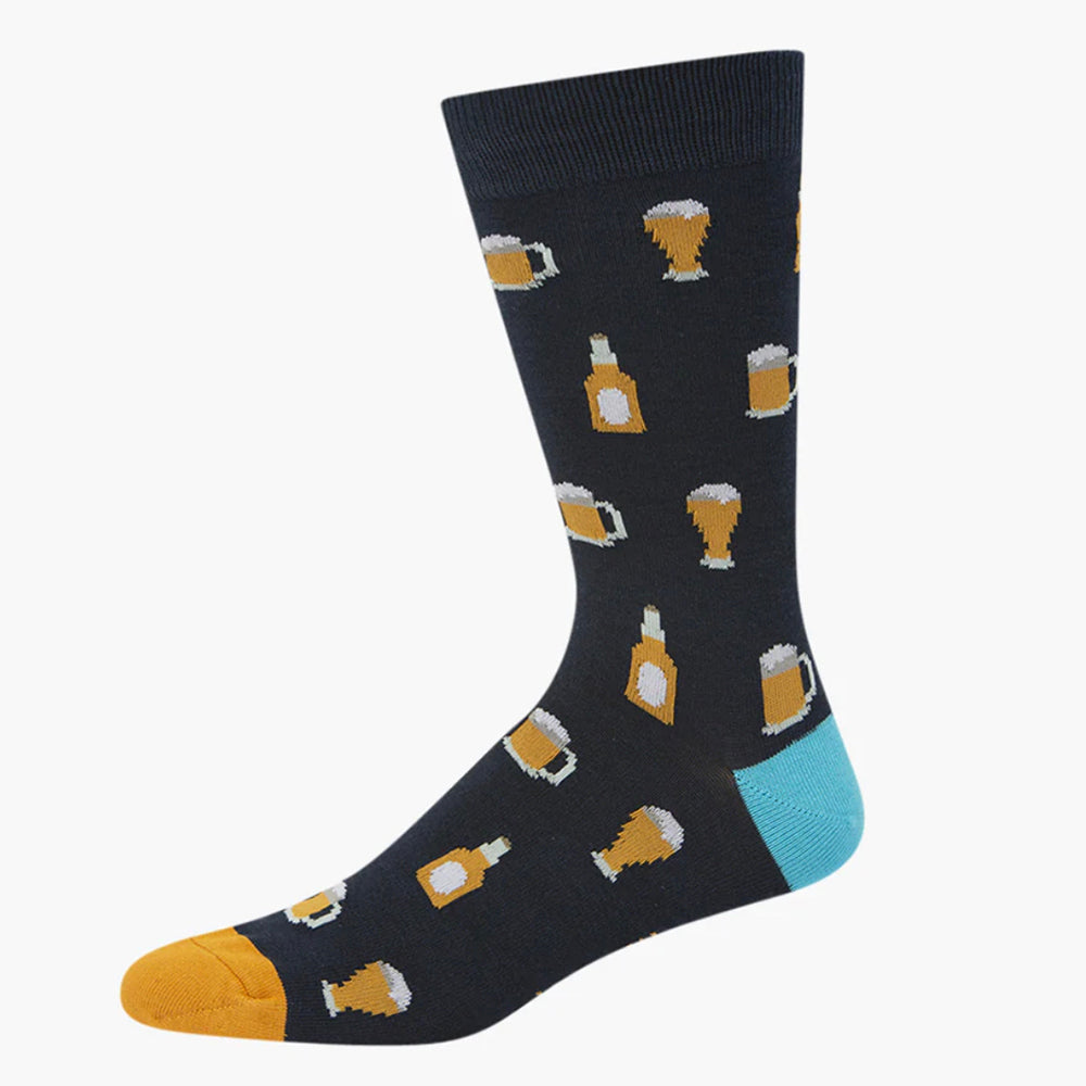 Bamboo Men's Beer Socks