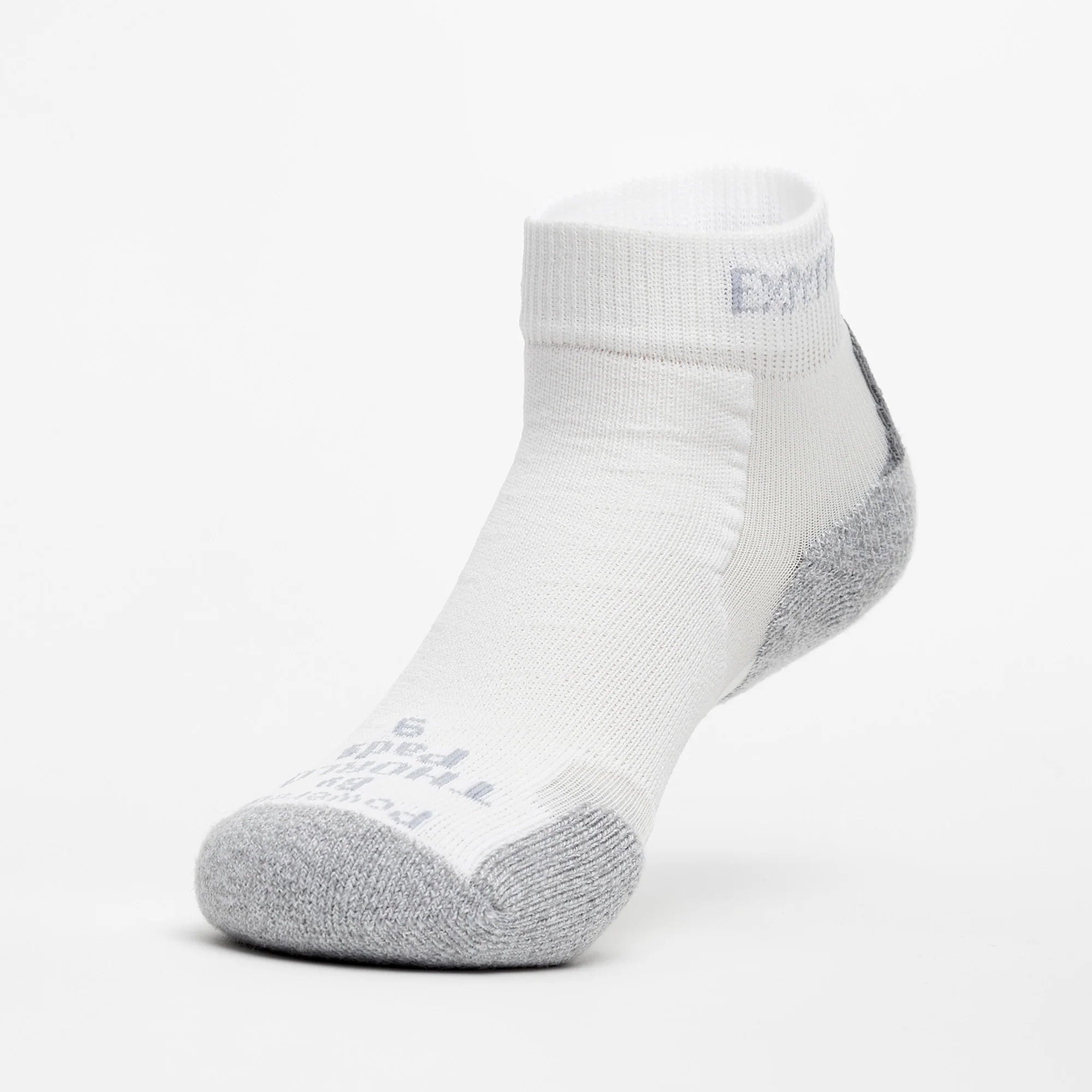 Thorlo Experia TECHFIT Light Cushion Ankle Socks (XCMU) - White