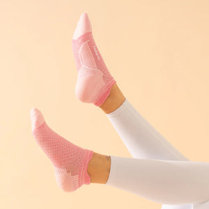 Feetures! Plantar Fasciitis Compression Sock - Light Cushion Tab (Wild Rose)