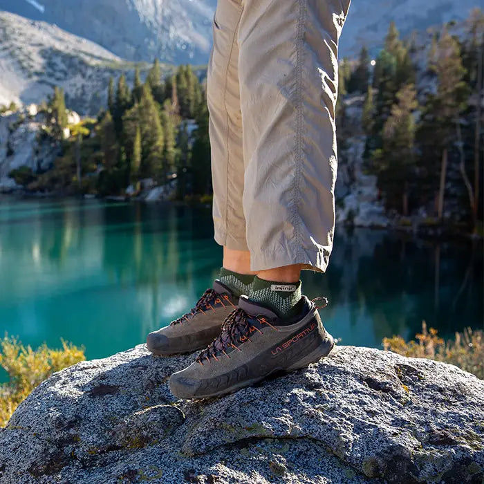 Injinji Outdoor Midweight Merino Wool Mini Crew - Forest