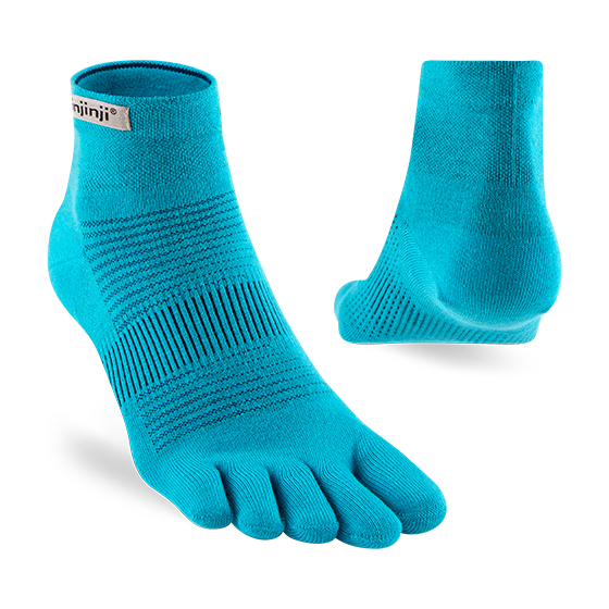 Injinji RUN Lightweight Mini Crew - Pacific Blue