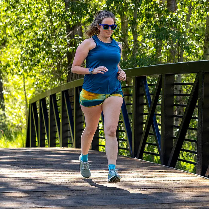 Injinji RUN Lightweight Mini Crew - Pacific Blue