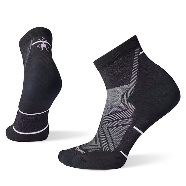 Smartwool Women’s Run Targeted Cushion Ankle Socks - Black