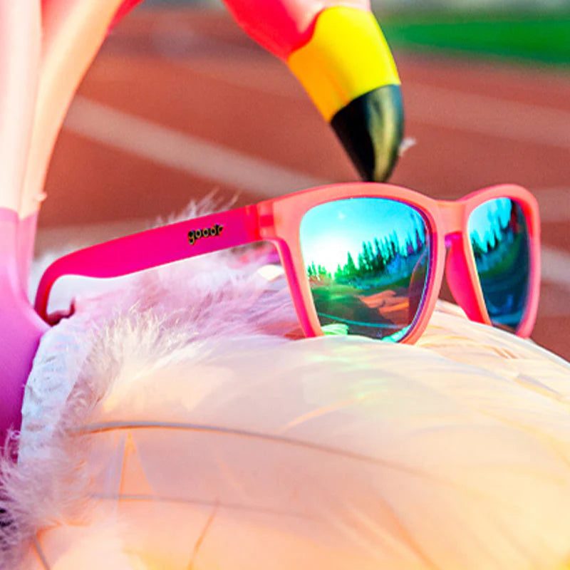 Goodr Sunglasses - Flamingos On A Booze Cruise