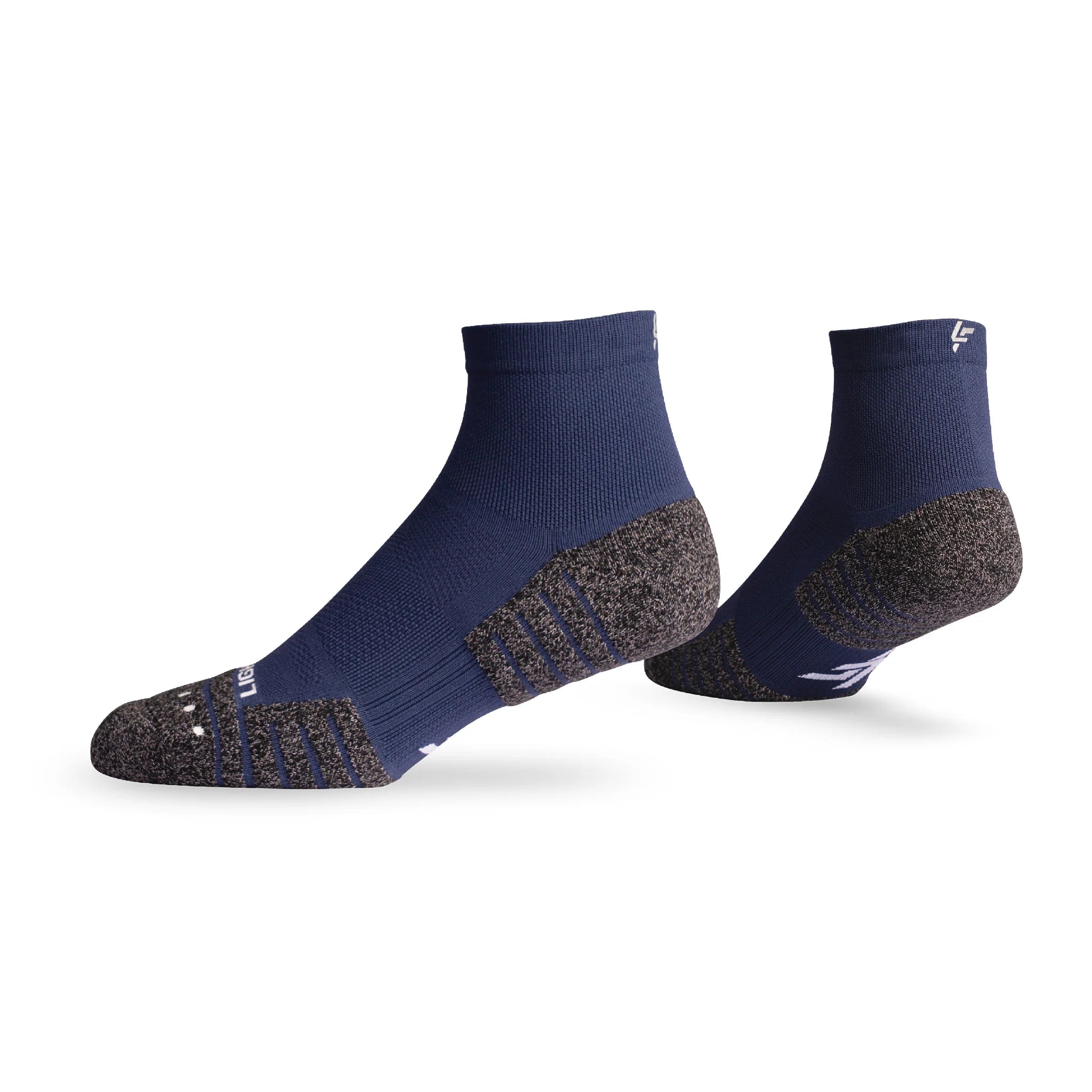 Lightfeet Performance Quarter Sports Socks - Navy