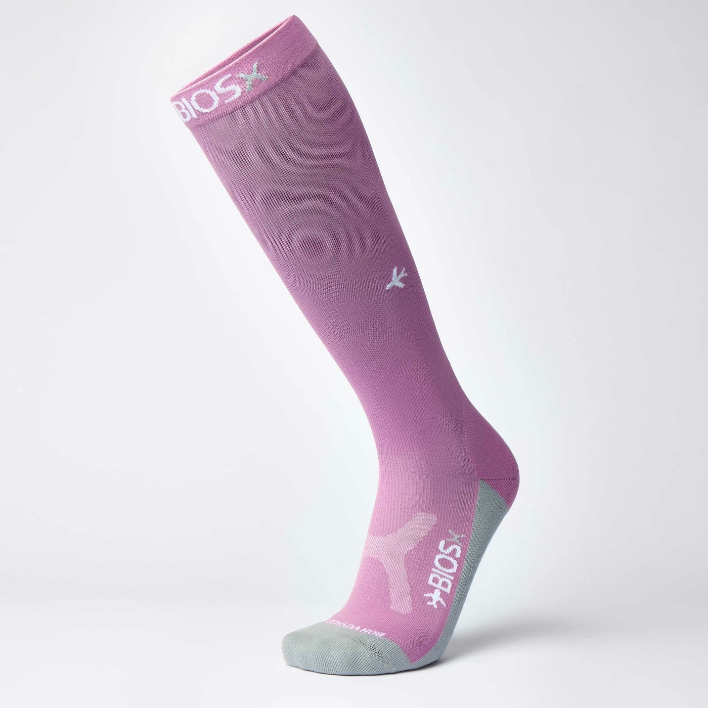 BIOSx Departures Travel Compression Socks - Lilac