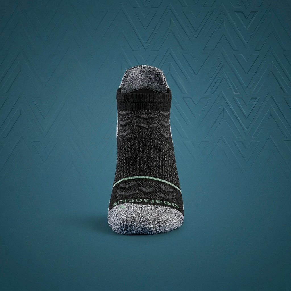 GearSocks Glide | Bamboo Blister Free Running Socks (No Show)