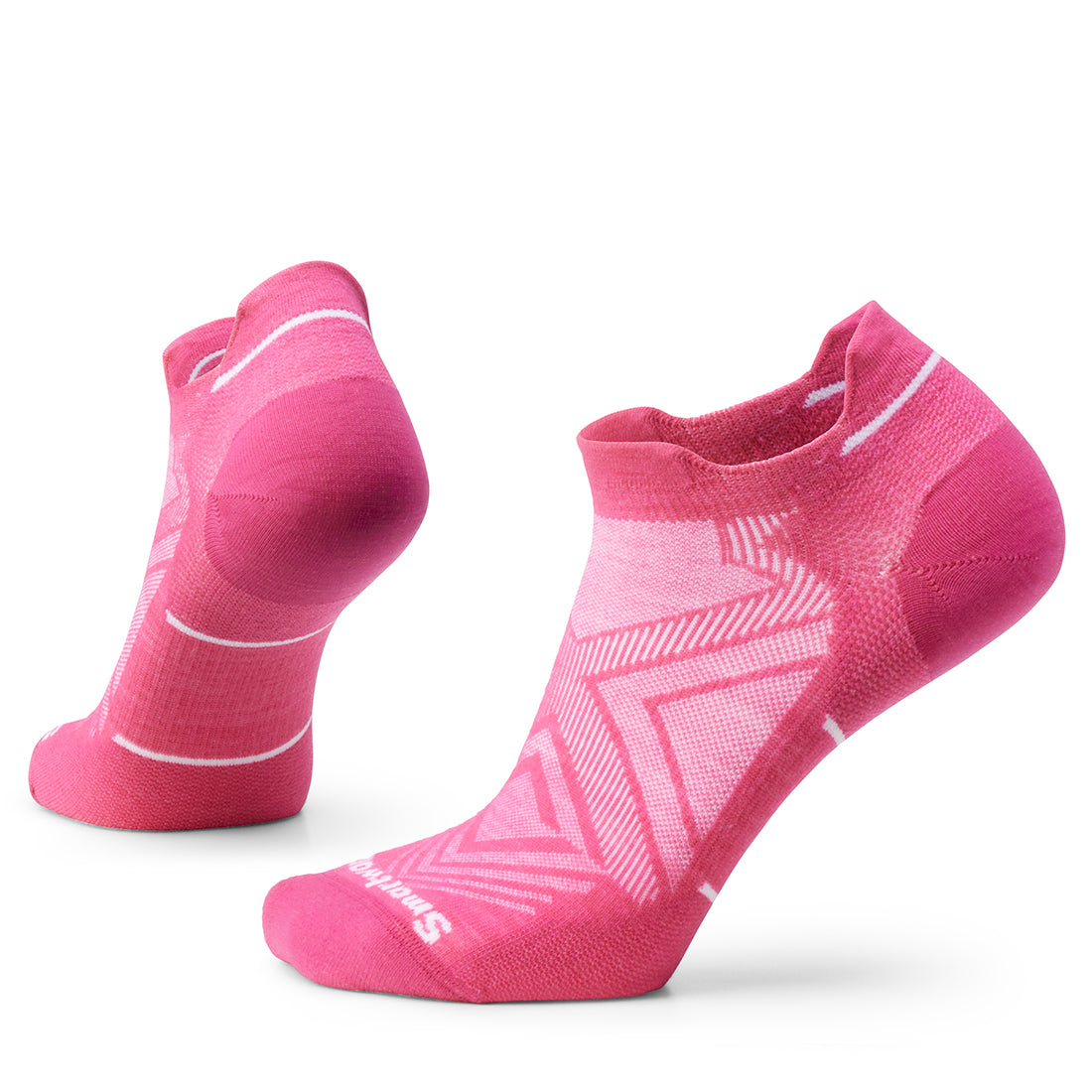 Smartwool Women's Run Zero Cushion Low Ankle Socks - Power Pink