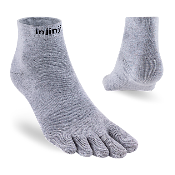 Injinji Liners Mini Crew - Grey