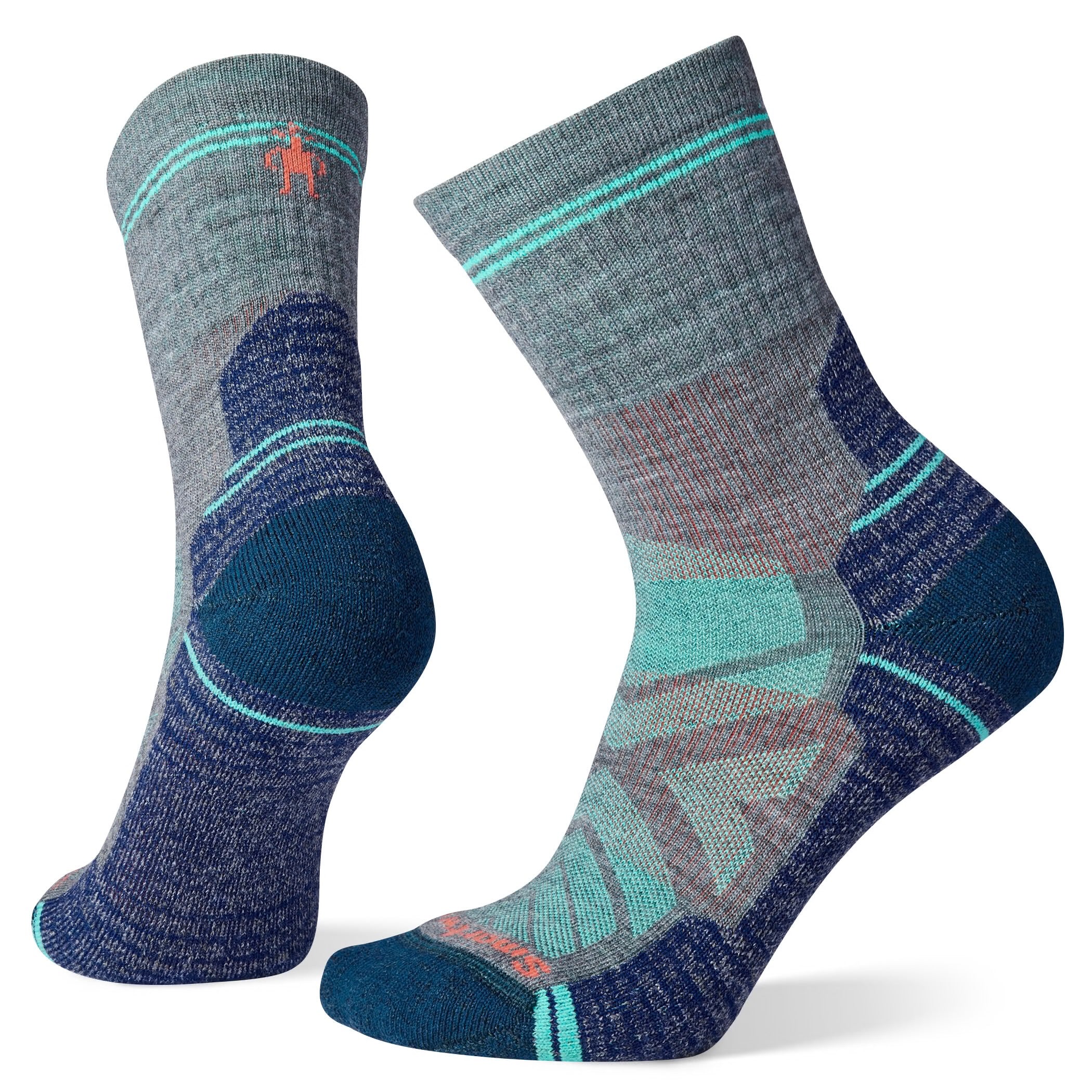 Smartwool Hike Women’s Light Cushion Mid Crew Socks - Medium Grey