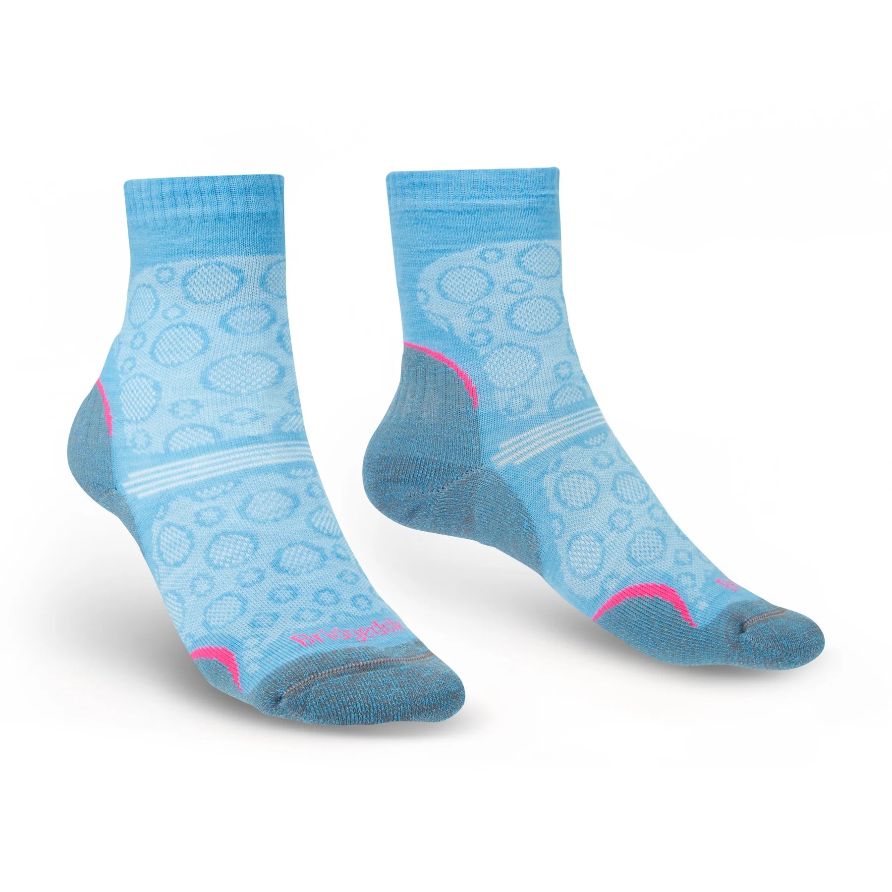 Bridgedale Women's MERINO Performance HIKE Ultralight Socks (Blue)