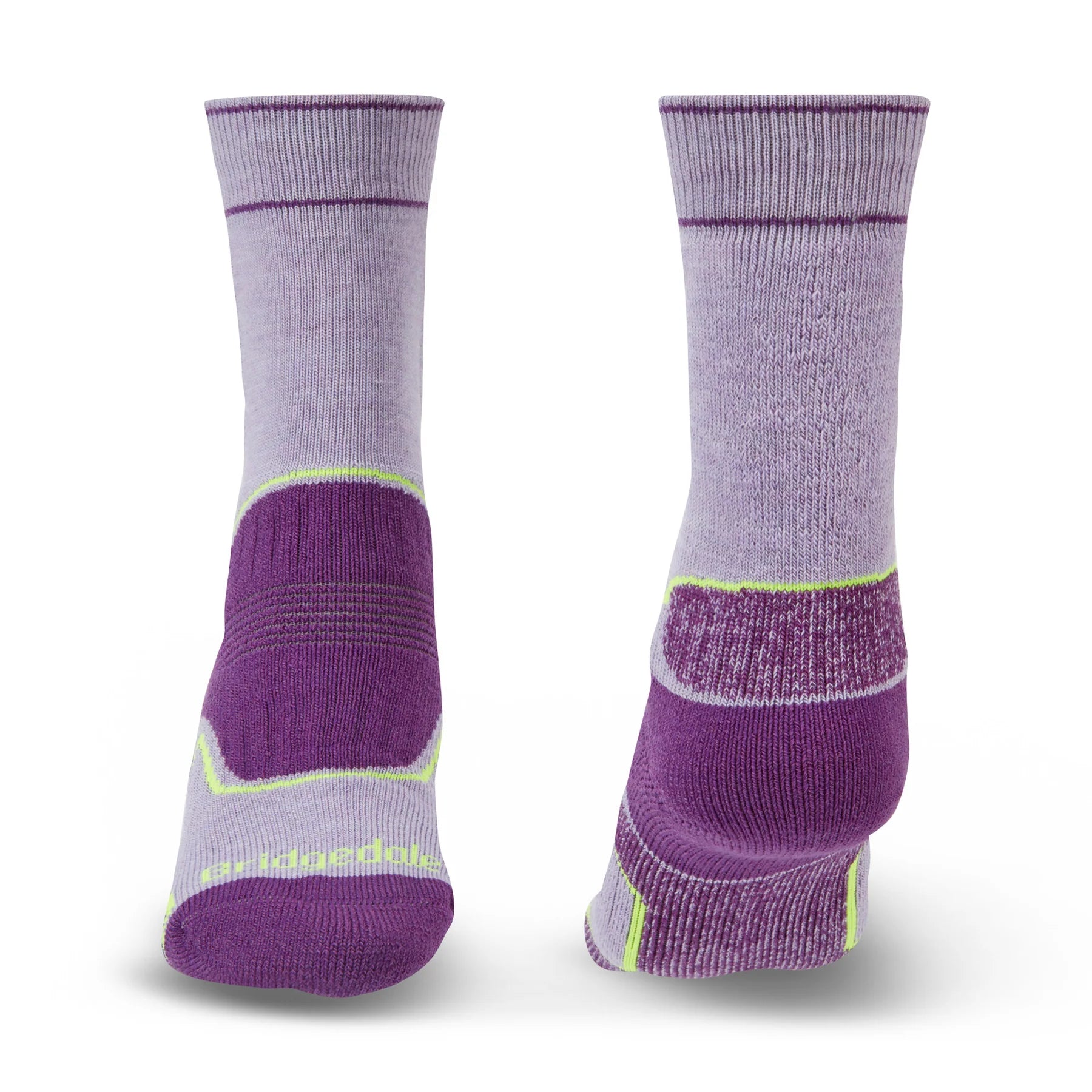 Bridgedale Women's MERINO Performance HIKE Socks (Lilac Purple)