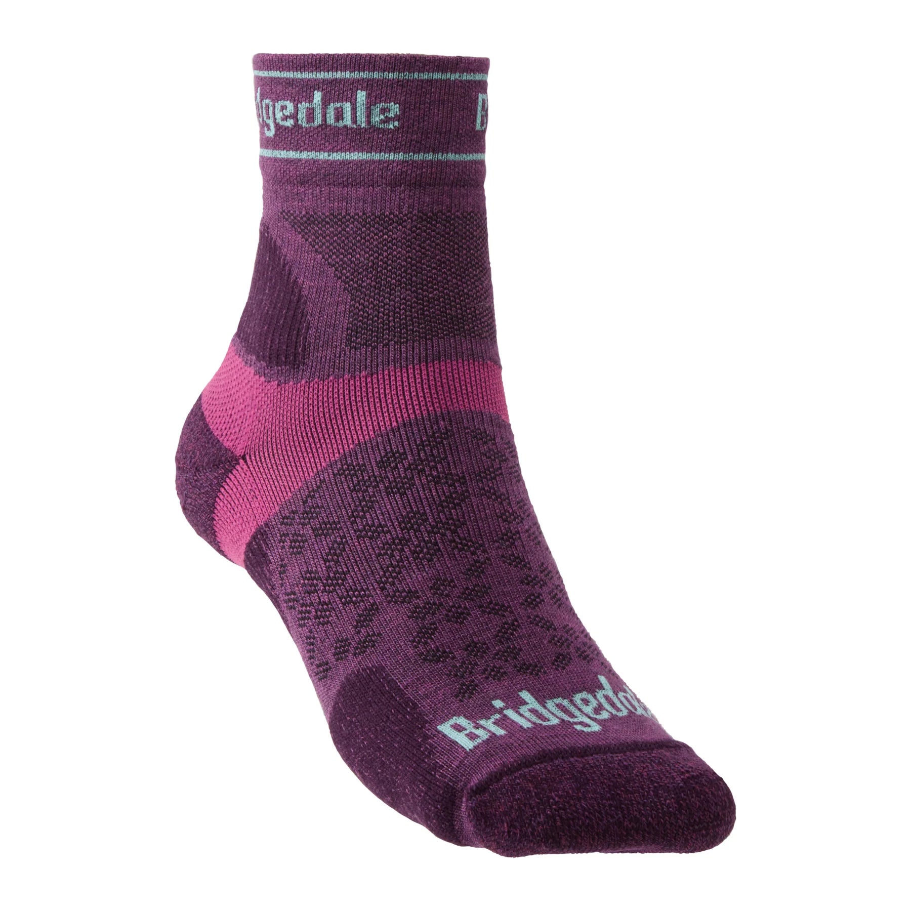 Bridgedale Women's COOLMAX ULTRA-LIGHT Trail Run Socks - 3/4