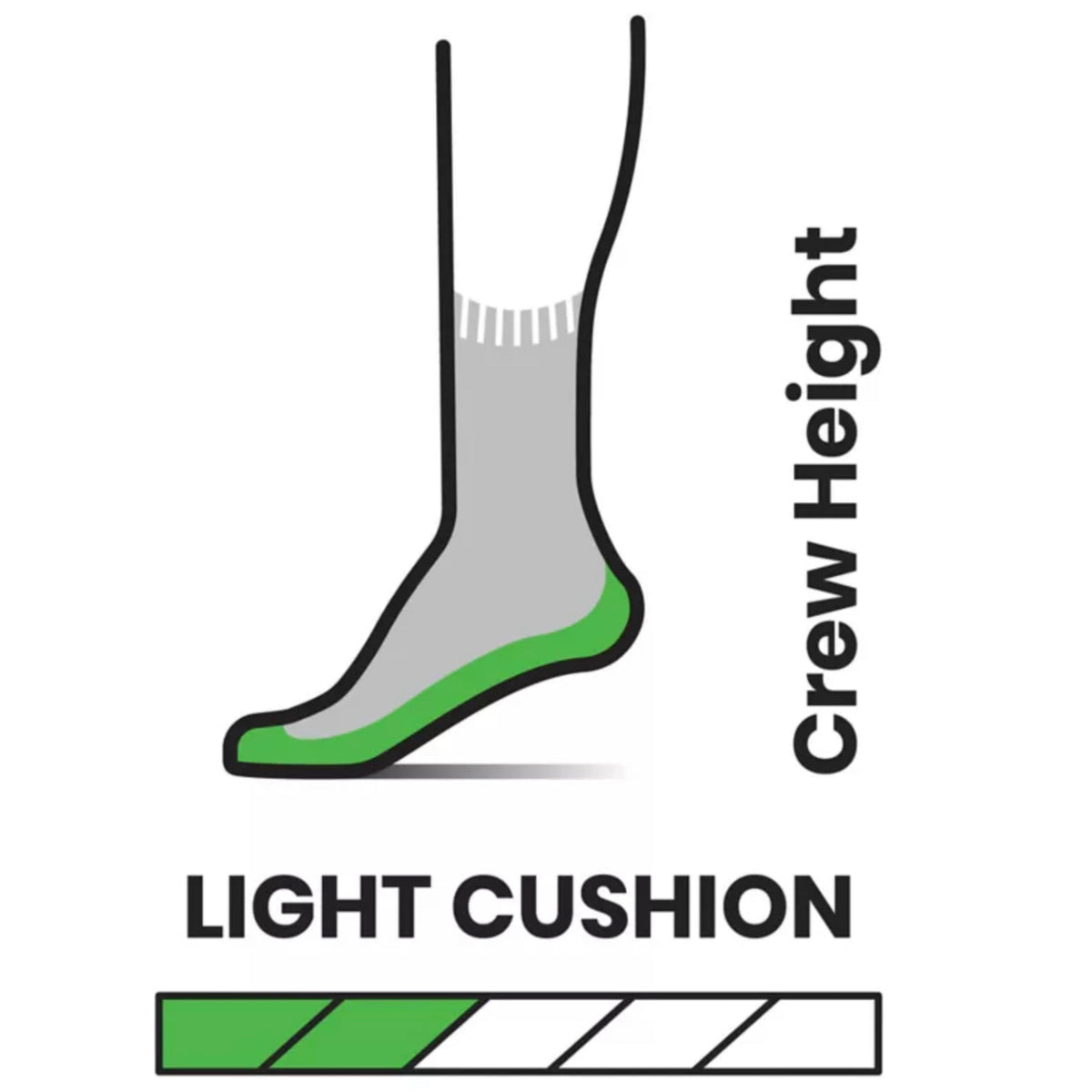Smartwool Hike Classic Light Cushion Crew Socks - Alpine Blue