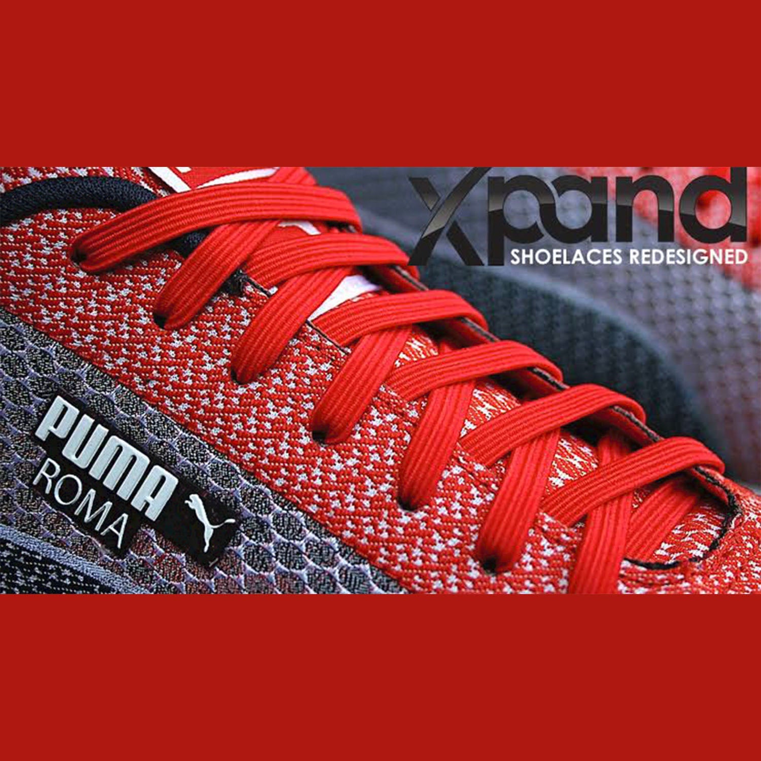 XPand No-Tie Laces (Red)