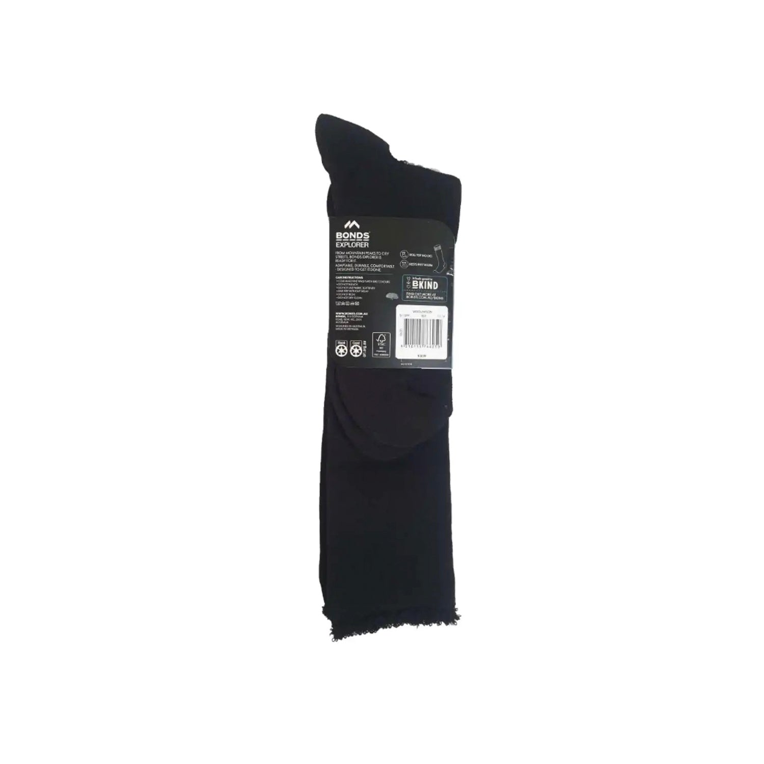Bonds EXPLORER Long Wool Socks (Black)