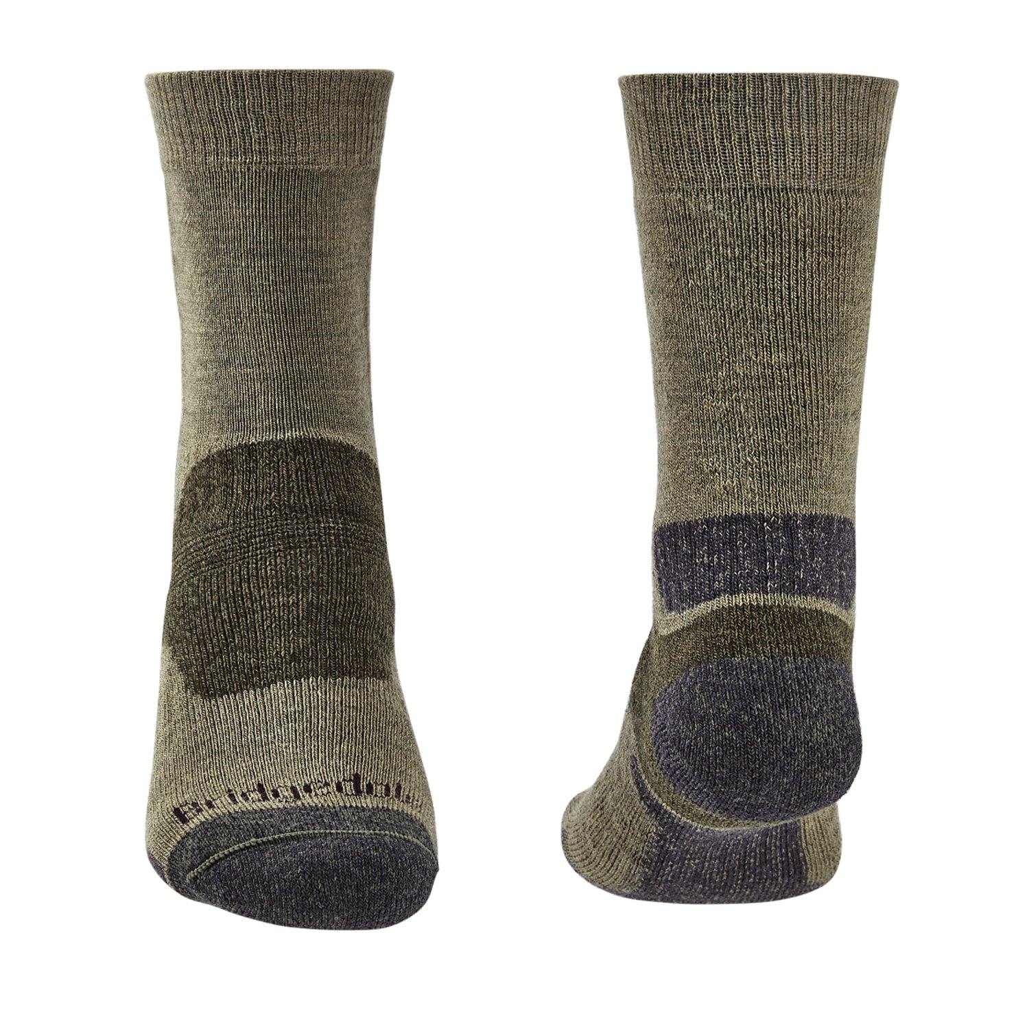 Bridgedale MERINO Performance HIKE Socks (Midweight Green) - socksforliving.com