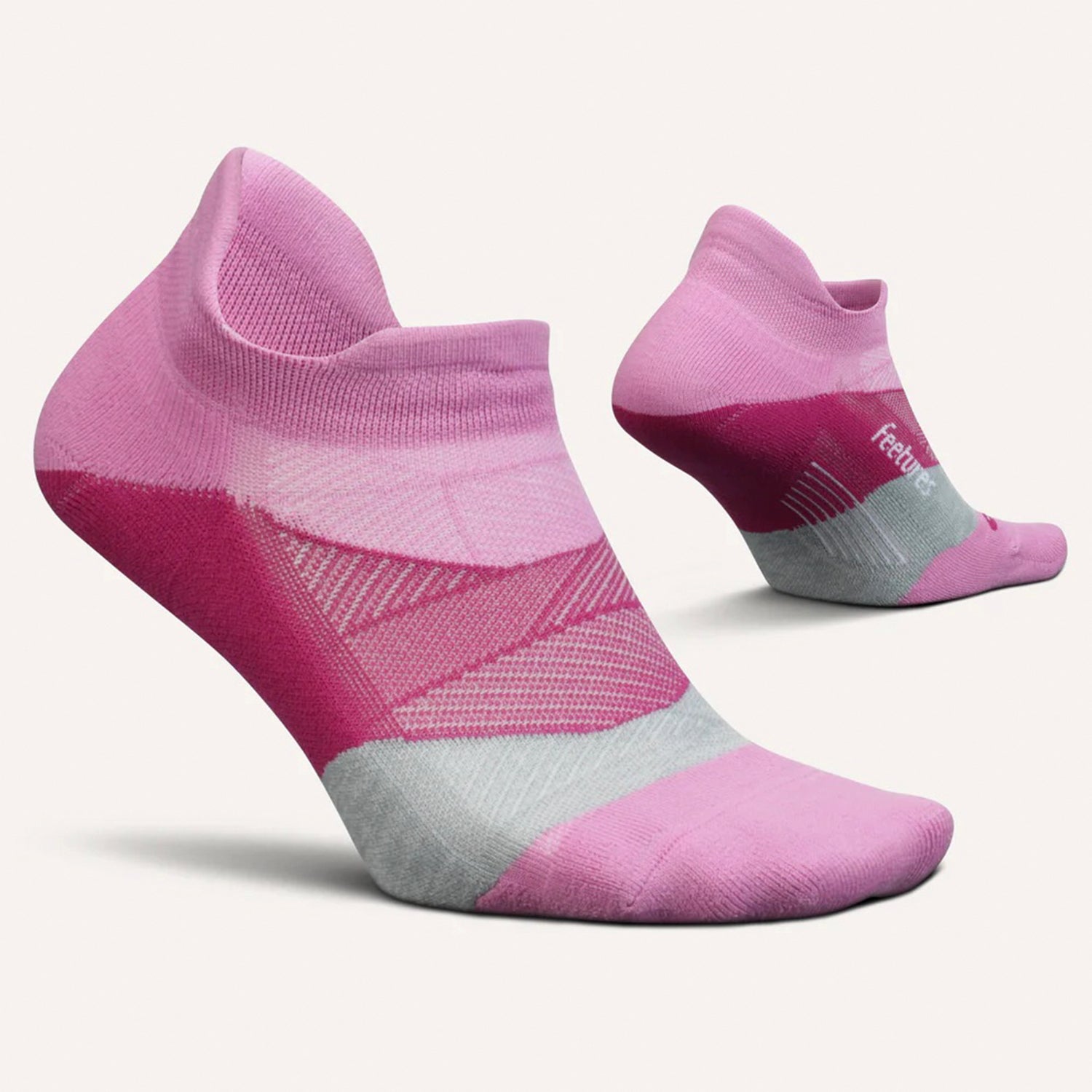Feetures! ELITE Ultra Light Cushion No Show - Push Thru Pink