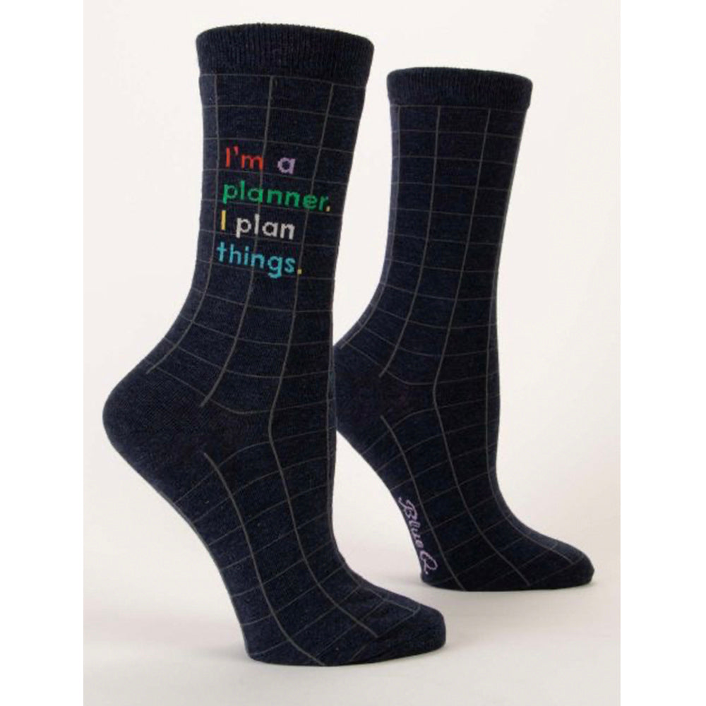 BlueQ I’m A Planner Women's Socks