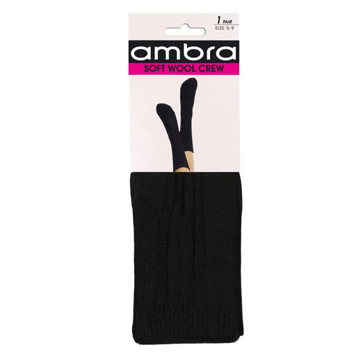 Ambra Soft Wool Crew Women's Socks - socksforliving.com