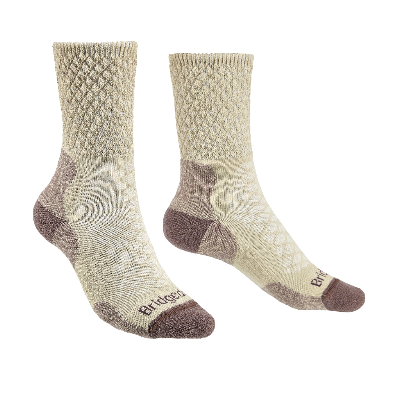 Bridgedale Women's MERINO HIKE Comfort Socks (Lightweight Sand)