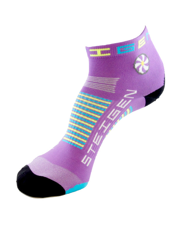 Steigen Running 1/4 Crew Socks - Bubblegum Purple