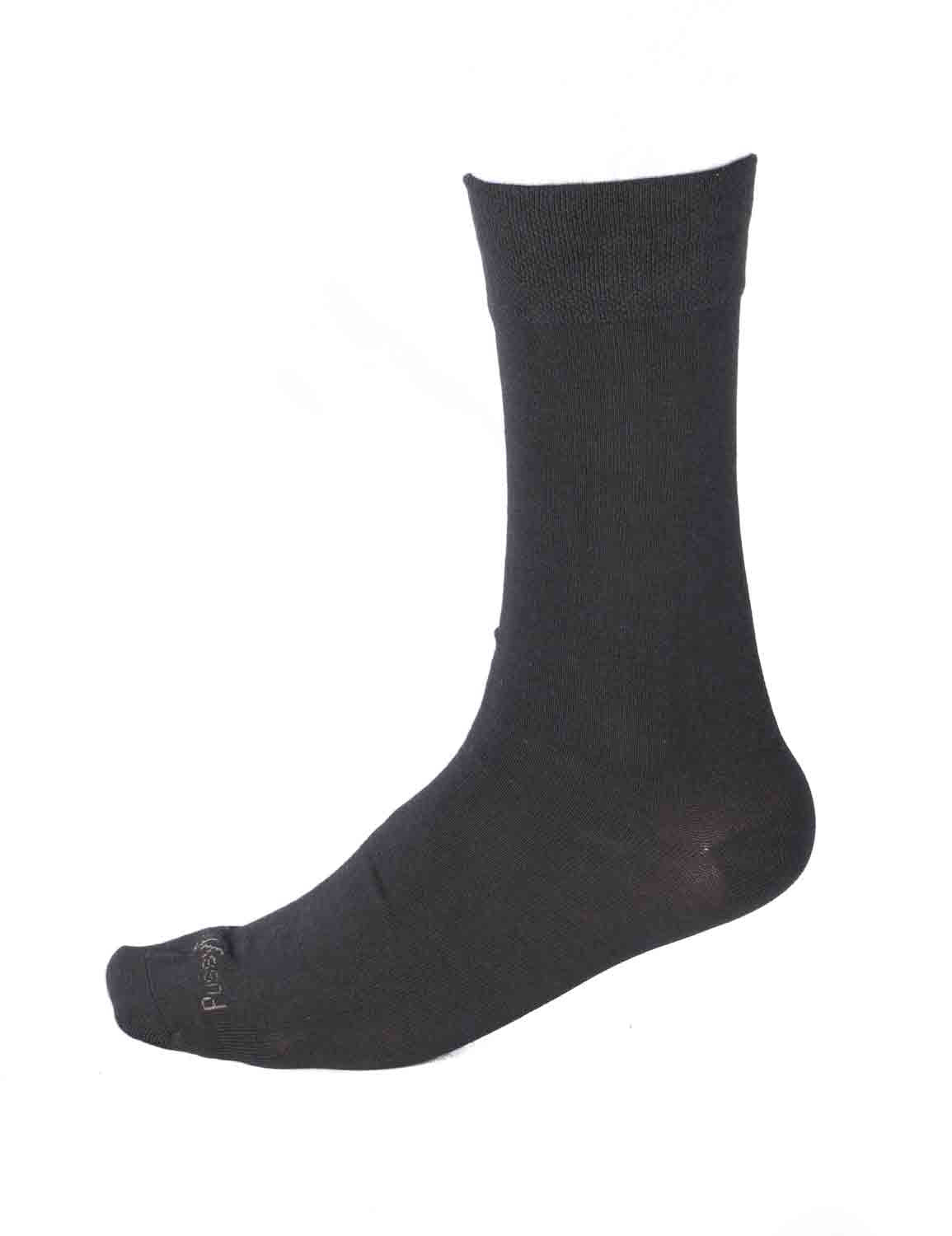 Pussyfoot Non Tight Bamboo/Cotton Health Socks - Black