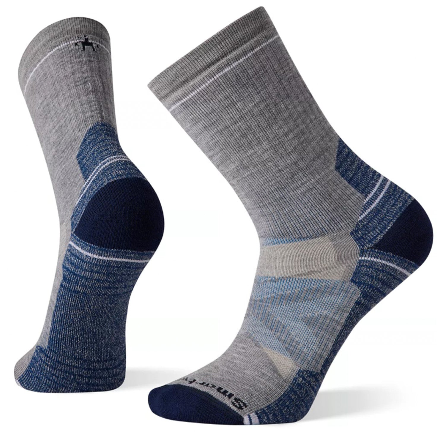 Smartwool Hike Full Cushion Crew Socks - Light Grey