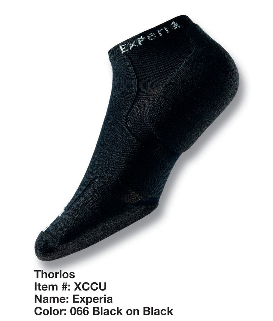 Thorlo Experia XCCU Black on Black
