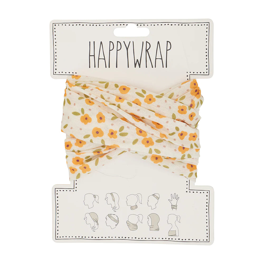 Happy Wrap - Mini Floral Yellow