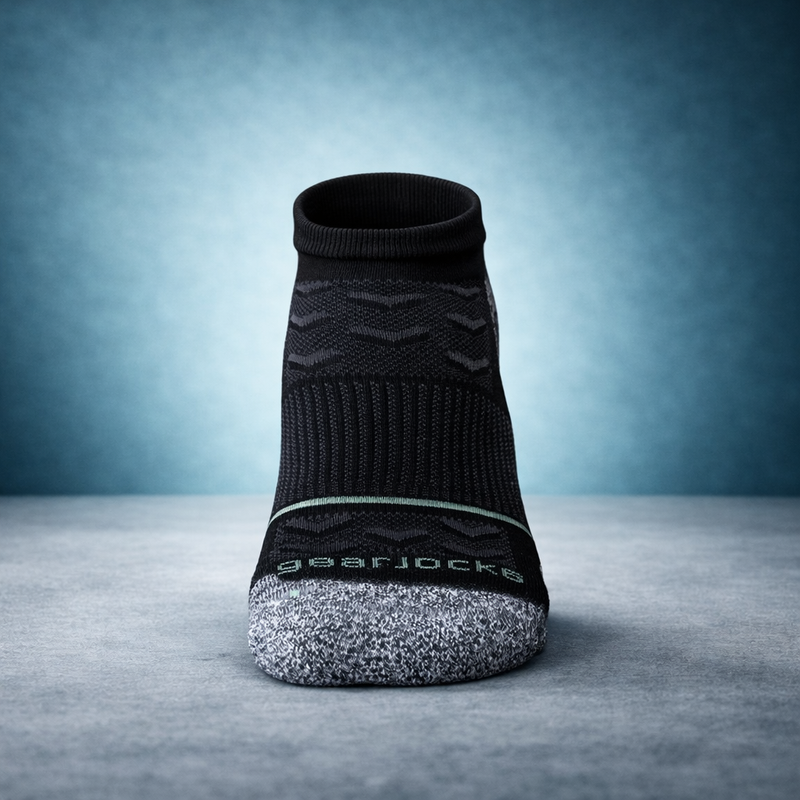 GearSocks Locked-In | Merino Blister Free Running Socks (No Show)