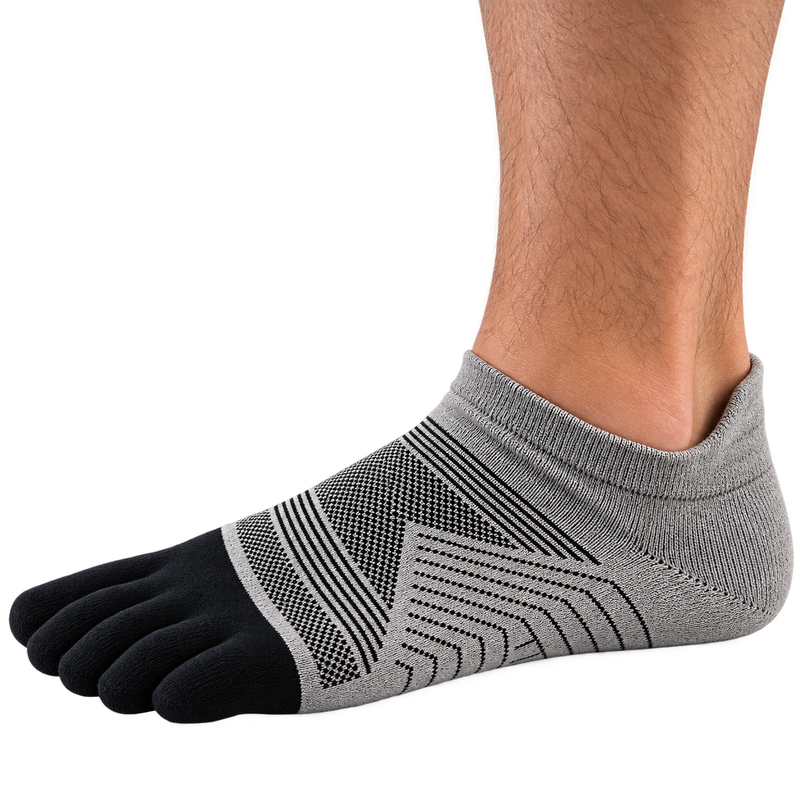 GearSocks Merino Lightweight Toe Socks - Black Smoke