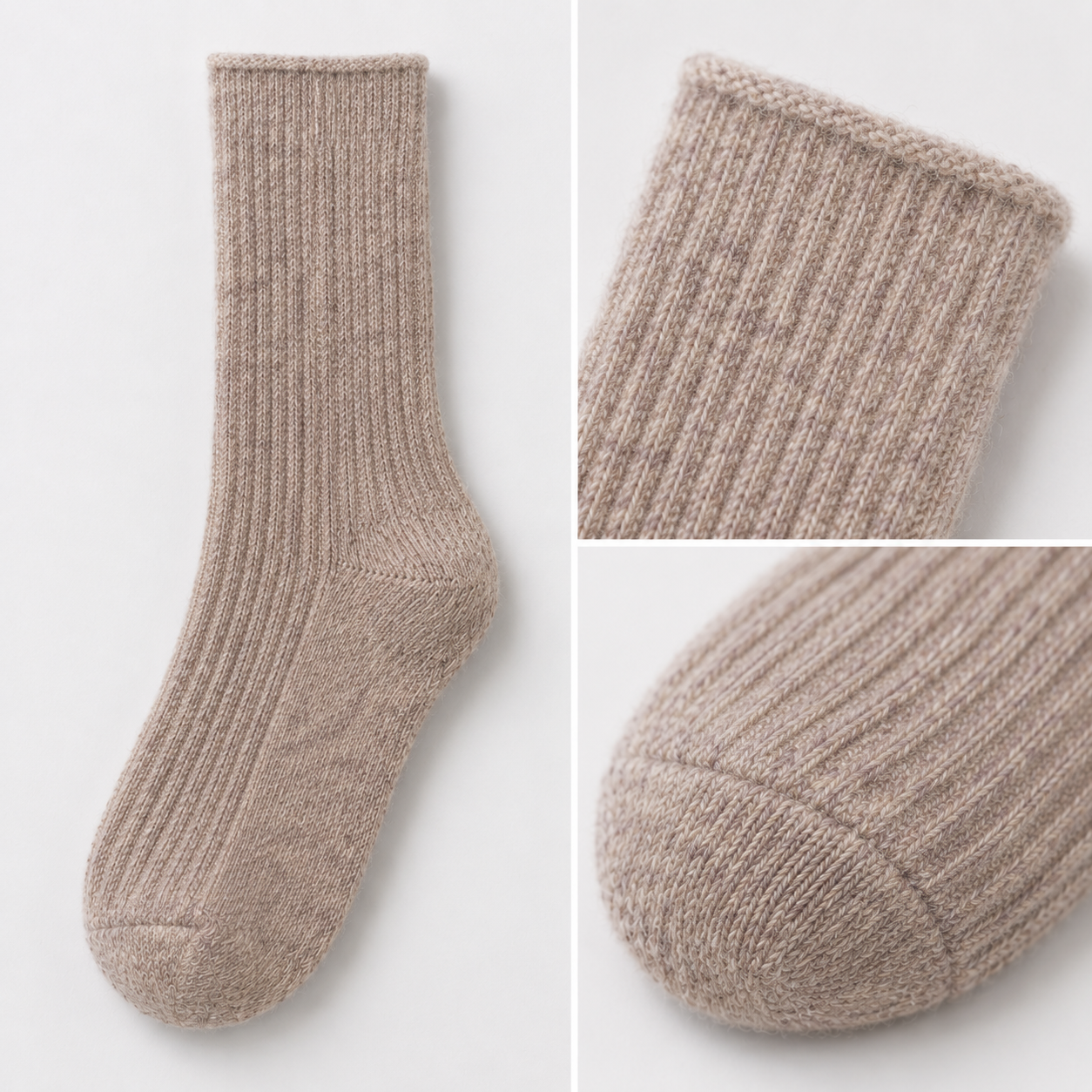 GearSocks ‘The Hug’ Cashmere Comfort Socks - Latte