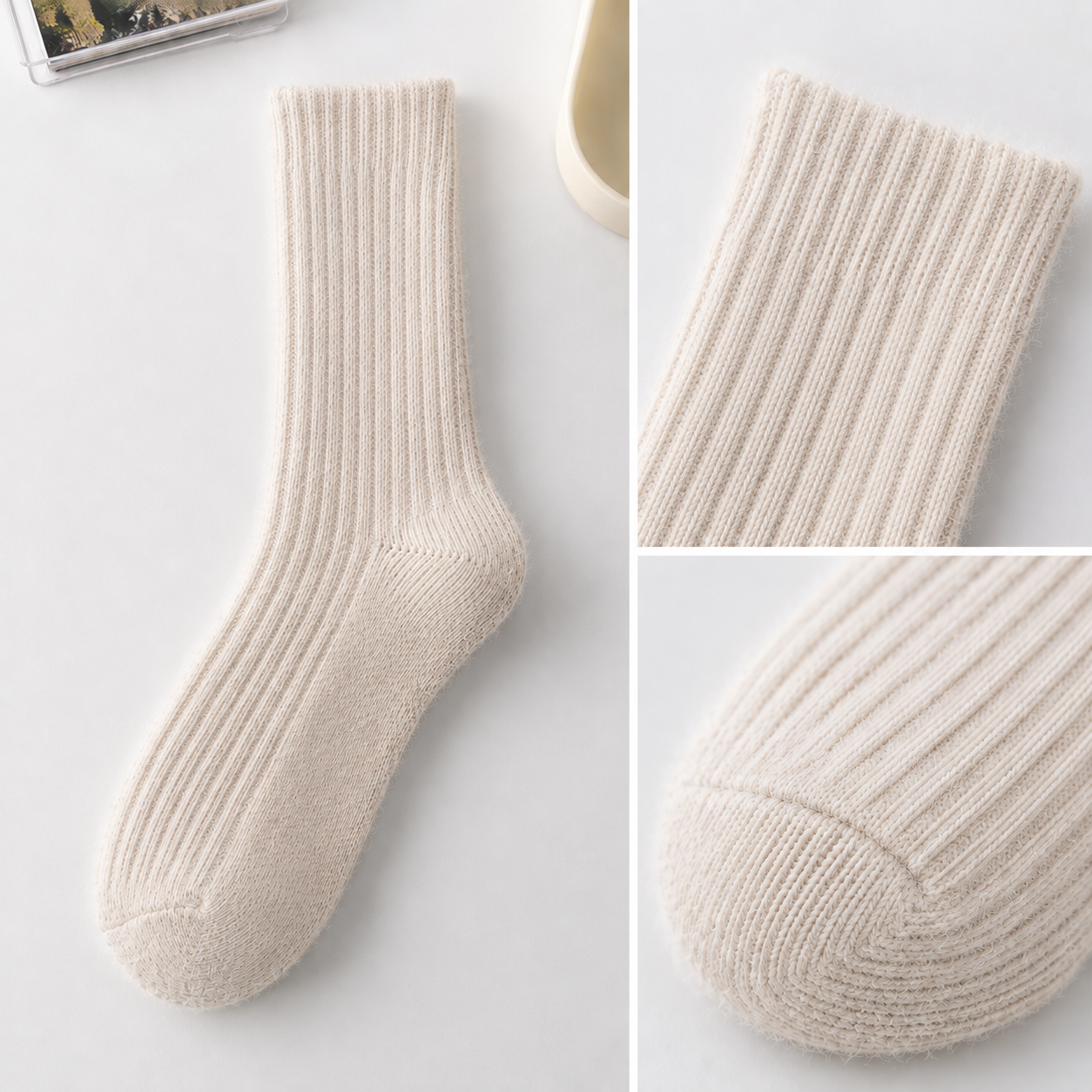 GearSocks ‘The Hug’ Cashmere Comfort Socks - Warm Vanilla