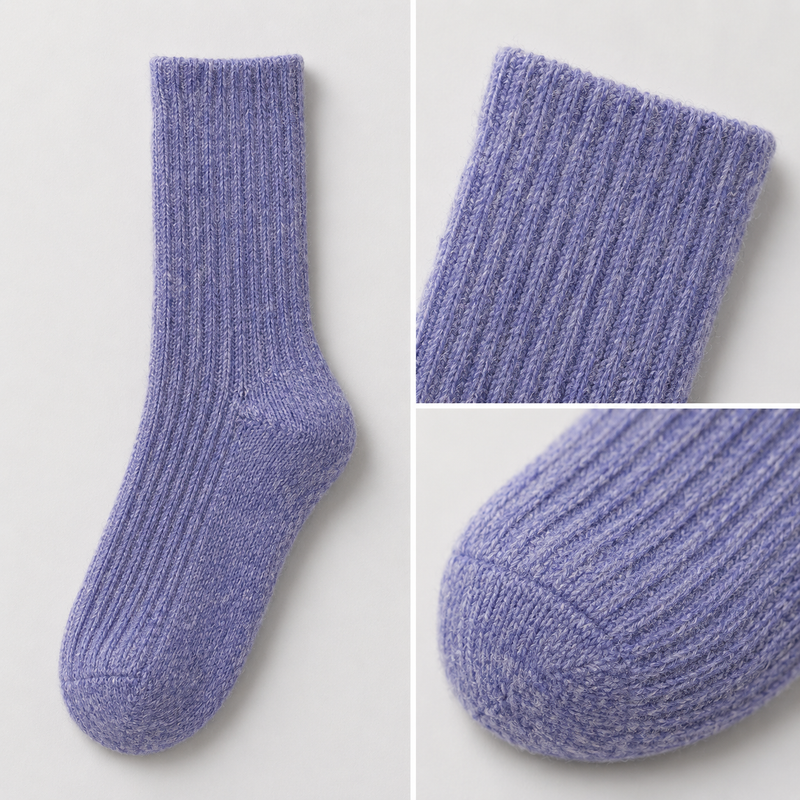 ‘The Hug’ Cashmere Comfort Socks - Wisteria