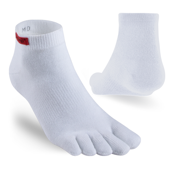 Injinji SPORT Mini Crew - White