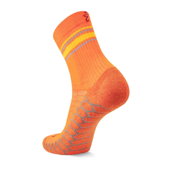 Balega Silver Crew Socks - Orange
