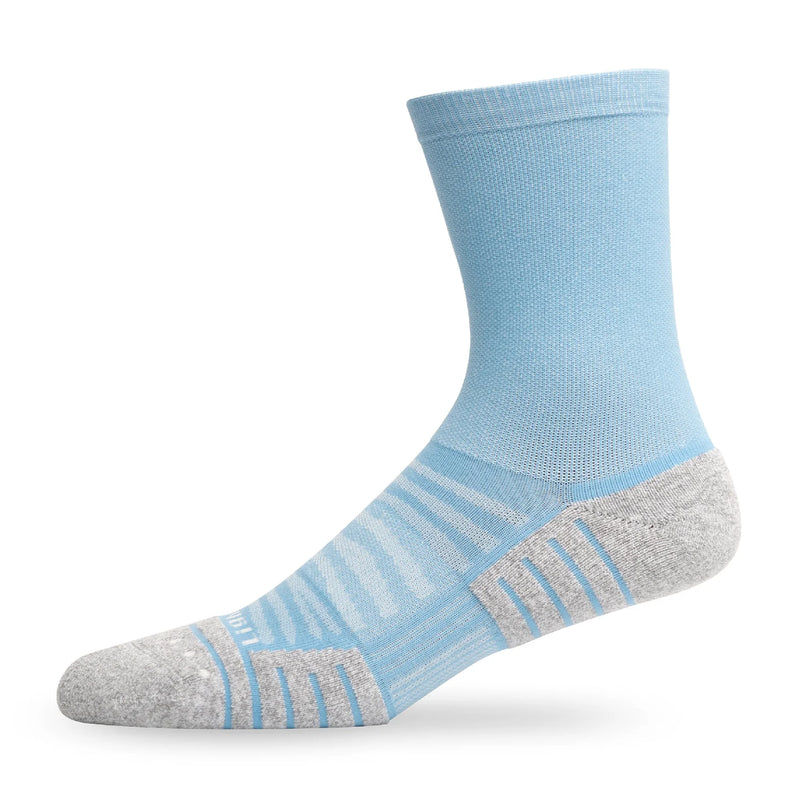 Lightfeet Performance Sports Socks - Half Crew (Soft Blue)