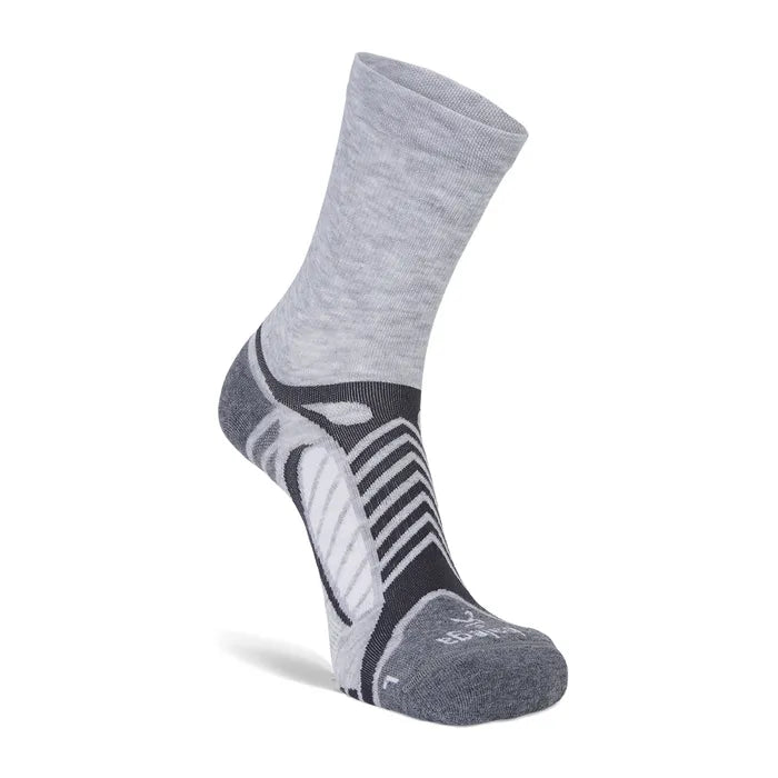 Balega UltraLight Mini Crew Socks - Grey/White