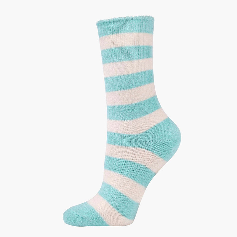 Bamboozld Super Soft Bamboo Bed Socks - Sky Stripe