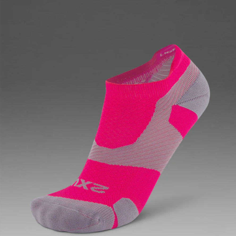 2XU Vectr Cushion No Show Compression Socks - Pink
