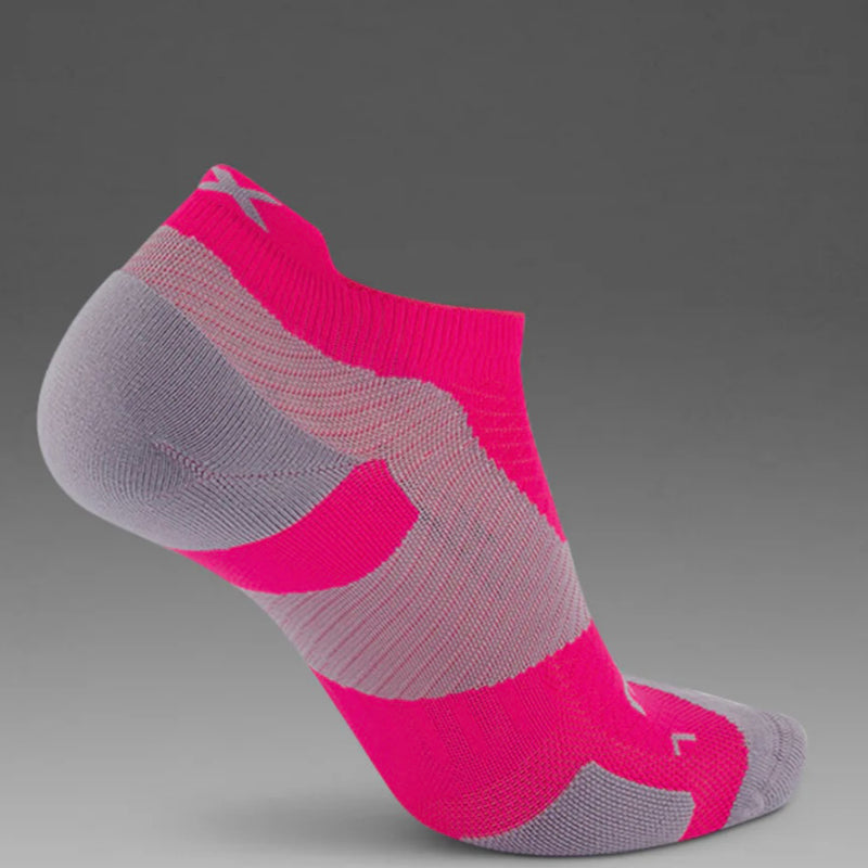 2XU Vectr Cushion No Show Compression Socks - Pink