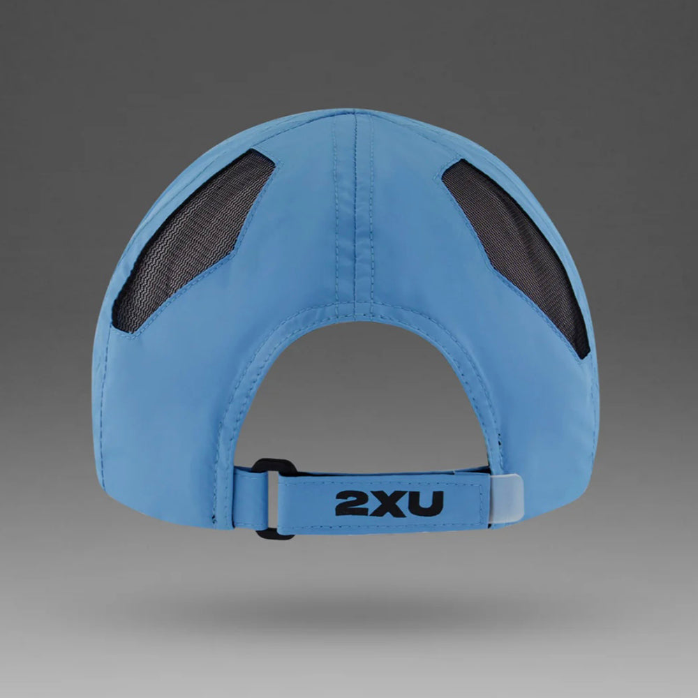 2XU Running Cap - Azure Blue/Black