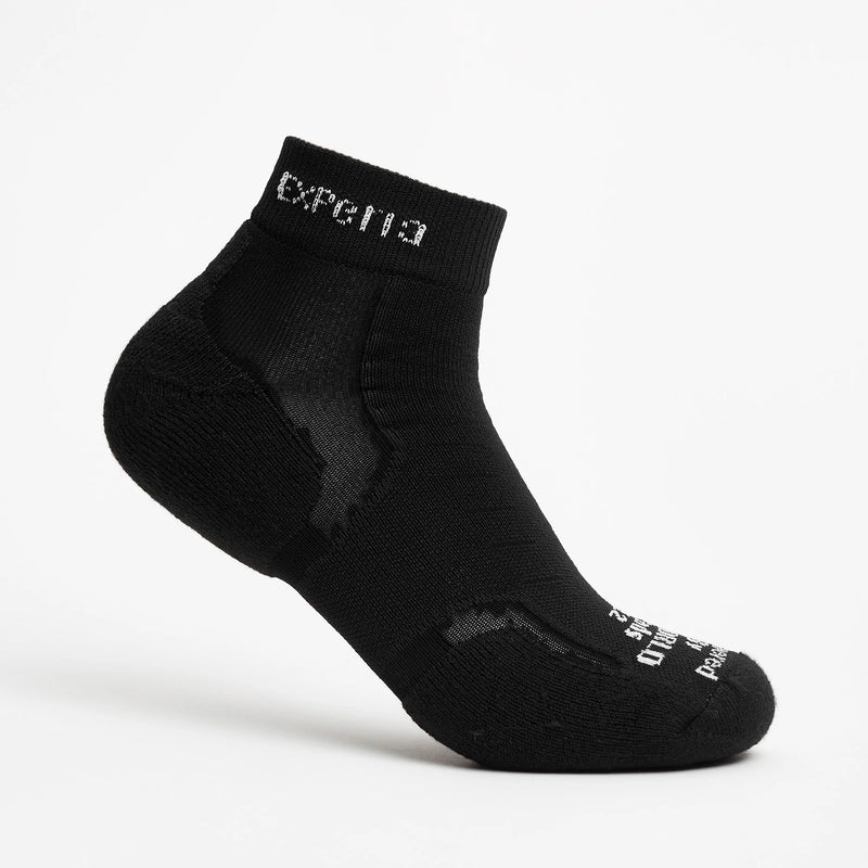 Thorlo Experia TECHFIT Light Cushion Ankle Socks (XCMU) - Black