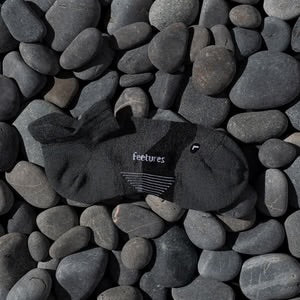Feetures! Merino 10 Cushion No Show Tab - Grey