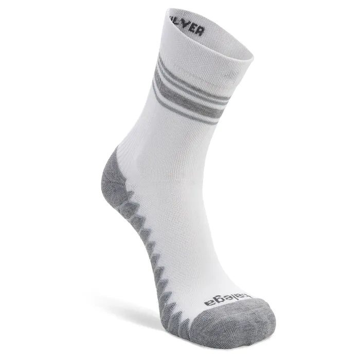 Balega Silver Crew Socks - White