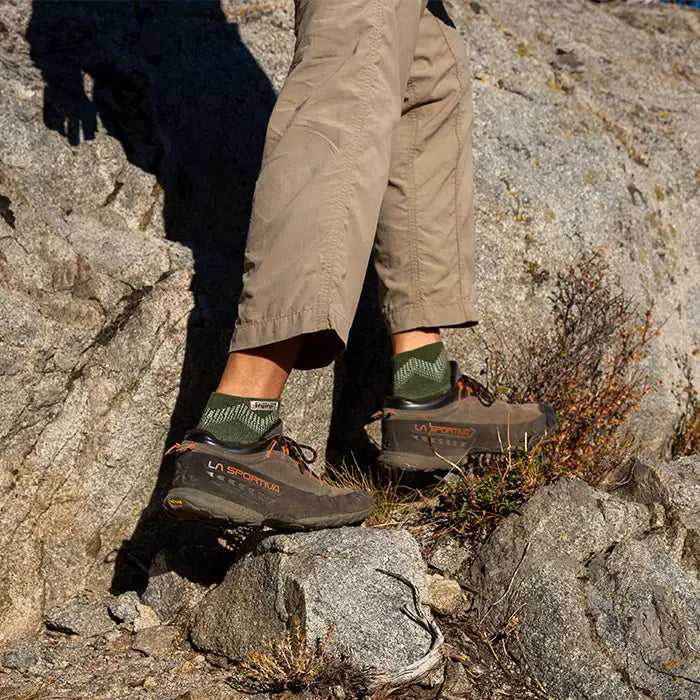 Injinji Outdoor Midweight Merino Wool Mini Crew - Forest